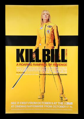 Lot #151 - KILL BILL (2003) - Bryan Fuller Collection: British 'Bus Stop' Poster, 2003