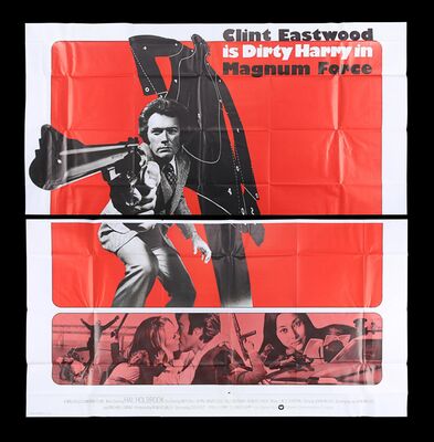 Lot #153 - MAGNUM FORCE (1973) - Bryan Fuller Collection: US Six-Sheet, 1973
