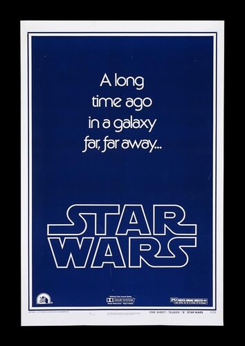 Lot #161 - STAR WARS: EP IV - A NEW HOPE (1977) - Bryan Fuller Collection: US One-Sheet, 1977