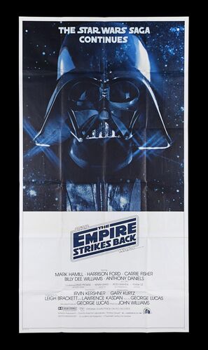 Lot #162 - STAR WARS: EP V - THE EMPIRE STRIKES BACK (1980) - Bryan Fuller Collection: US Three-Sheet, 1980