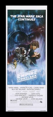 Lot #163 - STAR WARS: EP V - THE EMPIRE STRIKES BACK (1980) - Bryan Fuller Collection: US Insert (Gone With the Wind Style), 1980