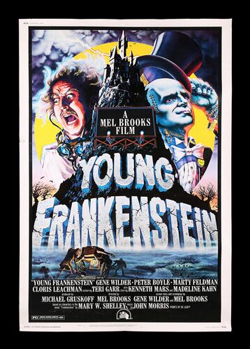 Lot #172 - YOUNG FRANKENSTEIN (1974) - Bryan Fuller Collection: US 60 x 40 Style B Poster, 1974