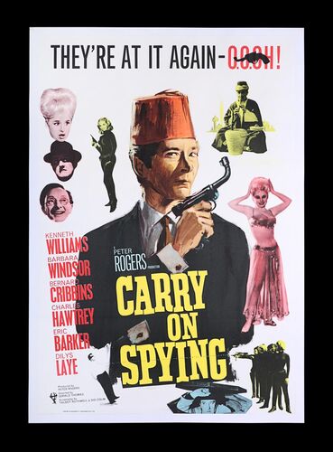 Lot #180 - CARRY ON SPYING (1964) - British One-Sheet, 1964