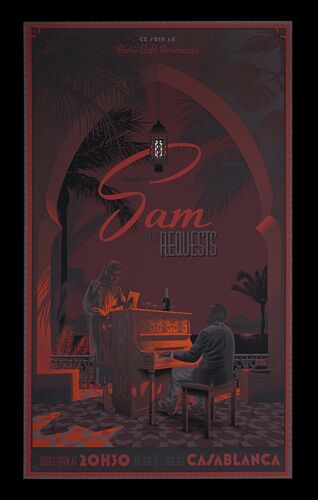 Lot #182 - CASABLANCA (1942) - Hand-numbered Limited Edition Print, 2013