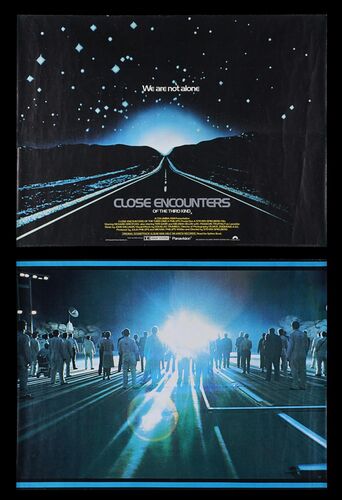 Lot #190 - CLOSE ENCOUNTERS OF THE THIRD KIND (1977) - Two UK Quads, 1986