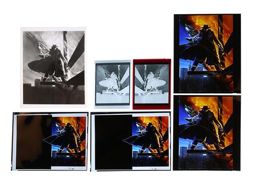 Lot #199 - DARKMAN (1990) - FEREF ARCHIVE: Original Poster Concept Transparencies, Photograph and Negatives