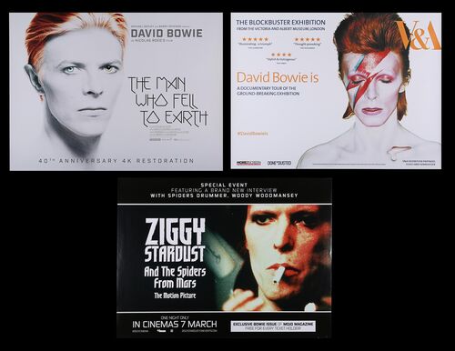 Lot #200 - DAVID BOWIE - VARIOUS PRODUCTIONS - Three Quad Posters