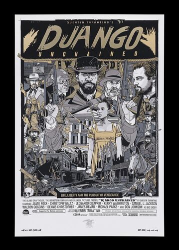 Lot #212 - DJANGO UNCHAINED (2012) - Hand-numbered Limited Edition Mondo Print, 2013