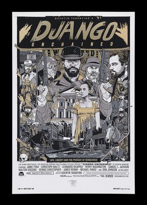 Lot #212 - DJANGO UNCHAINED (2012) - Hand-numbered Limited Edition Mondo Print, 2013