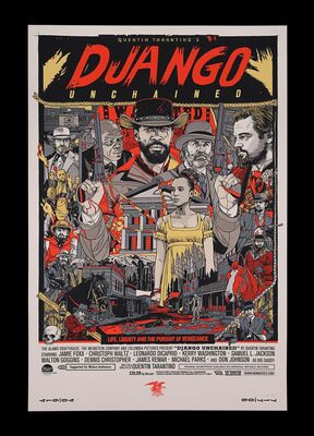 Lot #213 - DJANGO UNCHAINED (2012) - Hand-numbered Limited Edition Regular Mondo Print, 2013