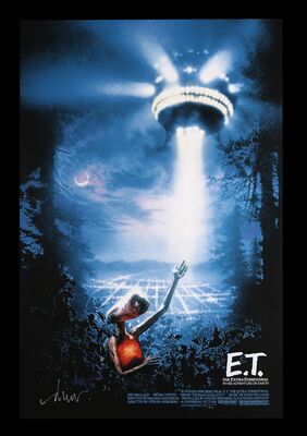 Lot #222 - E.T. THE EXTRA-TERRESTRIAL (1982) - Signed and Numbered Limited Edition Bottleneck Gallery Print, 2017