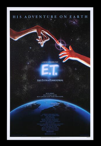 Lot #223 - E.T. THE EXTRA-TERRESTRIAL (1982) - US One-Sheet, 1982