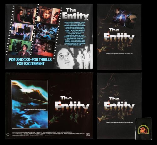 Lot #229 - THE ENTITY (1982) - Two UK Quads, Two UK Double Crowns, 1982