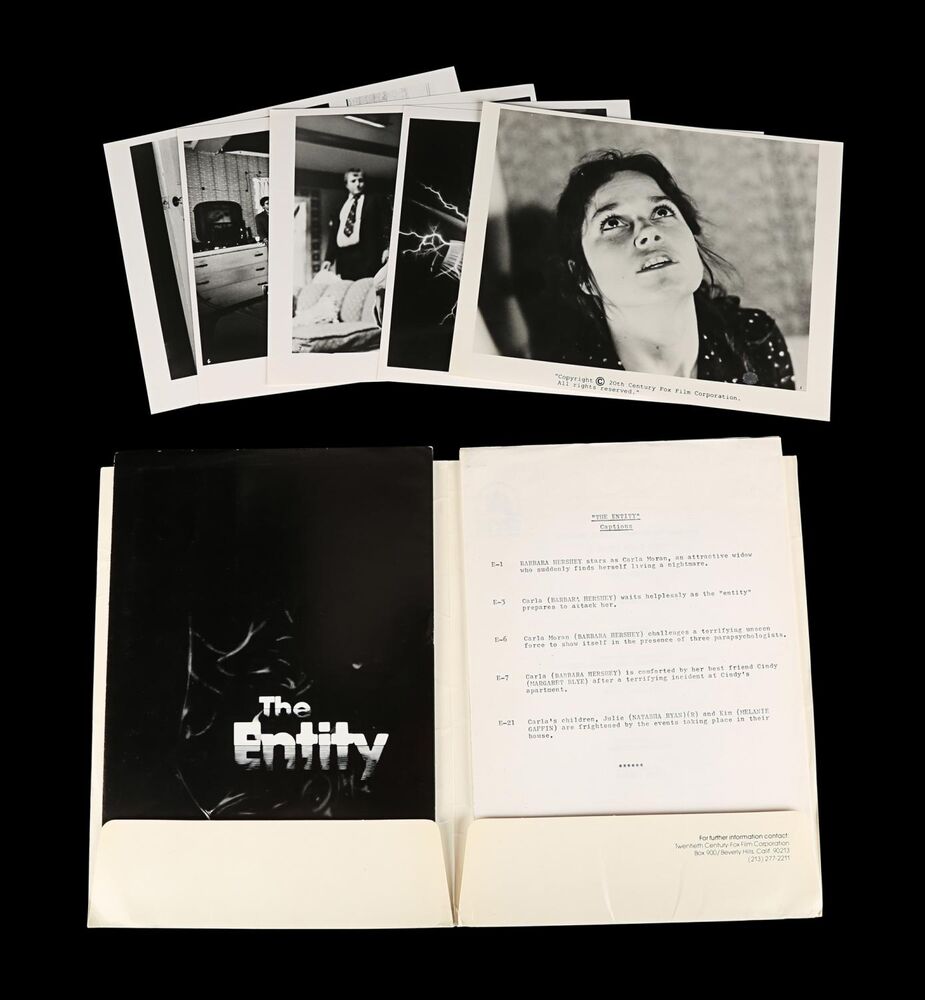 Lot #229 - THE ENTITY (1982) - Two UK Quads, Two UK Double Crowns, 1982