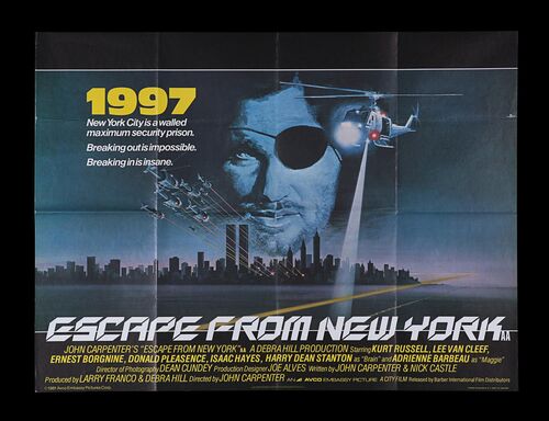 Lot #232 - ESCAPE FROM NEW YORK (1981) - UK Quad, 1981
