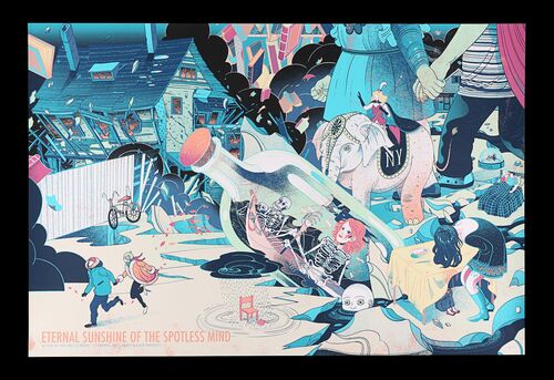 Lot #234 - ETERNAL SUNSHINE OF THE SPOTLESS MIND (2004) - Hand-numbered Limited Edition Private Commission Print, 2017