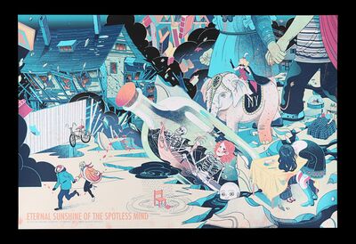 Lot #234 - ETERNAL SUNSHINE OF THE SPOTLESS MIND (2004) - Hand-numbered Limited Edition Private Commission Print, 2017