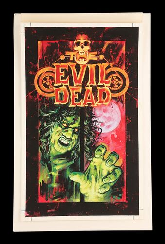 Lot #237 - EVIL DEAD (1981) - Original Video Cover Artwork, 1982