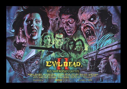 Lot #239 - EVIL DEAD 2 (1987) - Signed and Hand-numbered Limited Edition Private Commission Lithograph, 2015