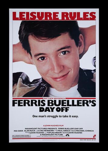 Lot #248 - FERRIS BUELLER'S DAY OFF (1986) - US One-Sheet, 1986