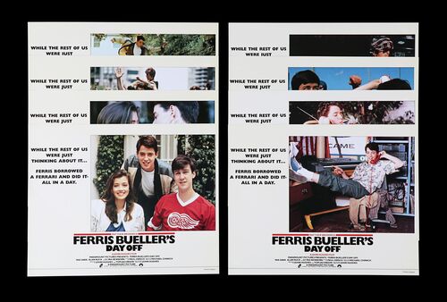 Lot #249 - FERRIS BUELLER'S DAY OFF (1986) - Eight Lobby Cards, 1986