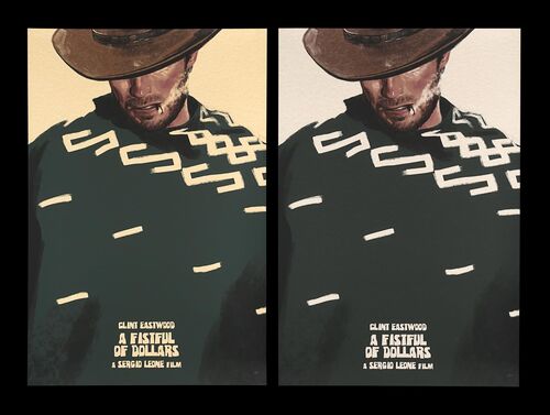 Lot #251 - A FISTFUL OF DOLLARS (1967) - Two Hand-numbered Hero Complex Gallery Limited Edition Prints, 2021