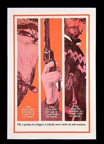 Lot #253 - A FISTFUL OF DOLLARS (1967) - US Advance One-Sheet - Style B, 1967