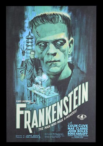 Lot #265 - FRANKENSTEIN (1931) - Hand-numbered Limited Edition Vice Press and Bottleneck Gallery Print, 2020