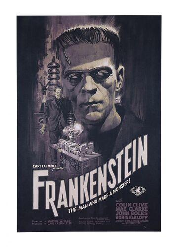 Lot #266 - FRANKENSTEIN (1931) - Hand-numbered Limited Edition Vice Press Bottleneck Gallery Variant Print, 2020