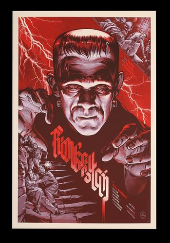 Lot #267 - FRANKENSTEIN (1931) - Hand-numbered Limited Edition Mondo Print, 2012
