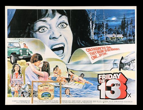 Lot #272 - FRIDAY THE 13TH (1980) - UK Quad, 1980