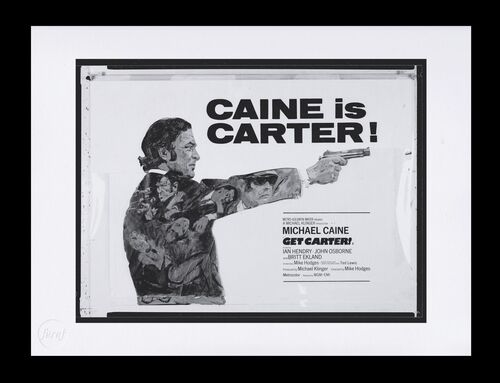 Lot #275 - GET CARTER (1971) - FEREF ARCHIVE: Original Poster Concept Negative and a 1 of 1 Proof Print, 2021