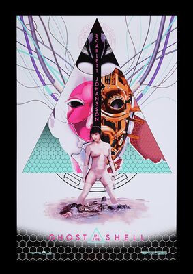 Lot #279 - GHOST IN THE SHELL (2017) - Limited Edition Private Commission Screenprint - Foil Variant, 2020