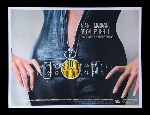 Lot #281 - GIRL ON A MOTORCYCLE (1968) - UK Quad, 1968