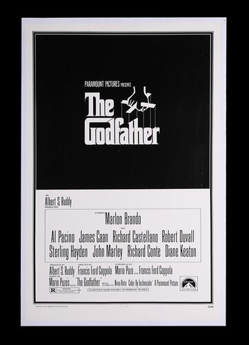 Lot #282 - THE GODFATHER (1972) - US One-Sheet, 1972