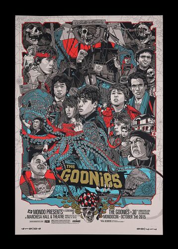 Lot #290 - THE GOONIES (1985) - Hand-Numbered Limited Edition Regular Mondo Print, 2015
