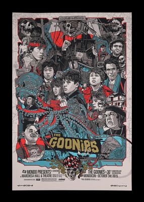 Lot #290 - THE GOONIES (1985) - Hand-Numbered Limited Edition Regular Mondo Print, 2015