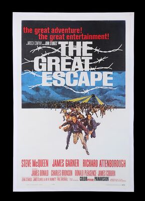 Lot #293 - THE GREAT ESCAPE (1963) - US One-Sheet, 1963