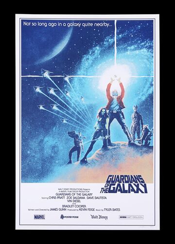 Lot #298 - GUARDIANS OF THE GALAXY (2014) - Signed and Numbered Limited Edition Private Commission Print, 2014