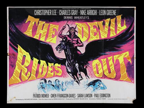 Lot #304 - THE DEVIL RIDES OUT (1968) - UK Quad, 1968