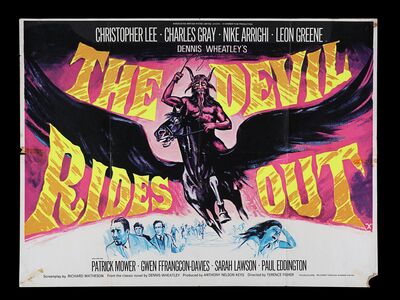 Lot #304 - THE DEVIL RIDES OUT (1968) - UK Quad, 1968