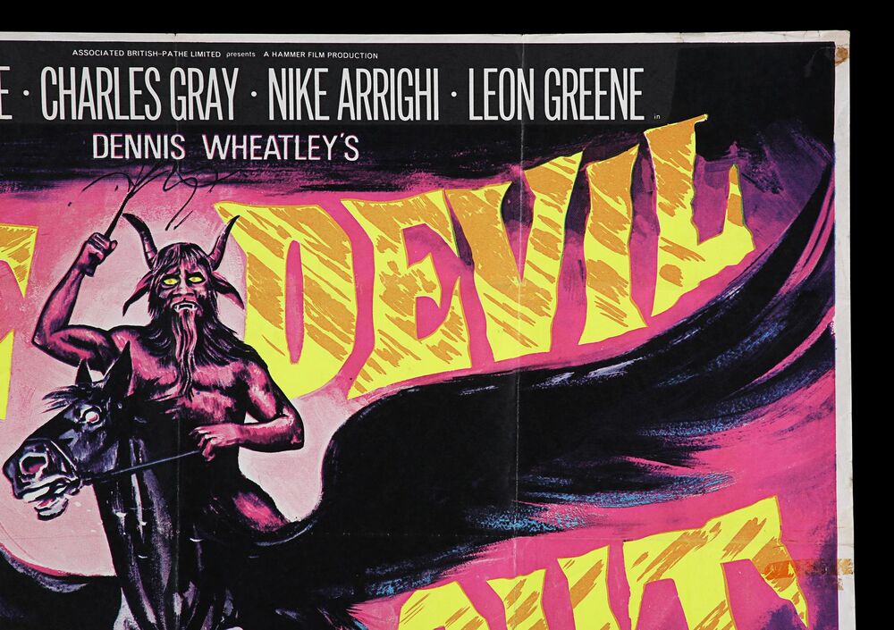 Lot #304 - THE DEVIL RIDES OUT (1968) - UK Quad, 1968