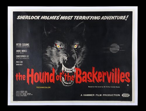 Lot #307 - THE HOUND OF THE BASKERVILLES (1959) - UK Quad, 1959