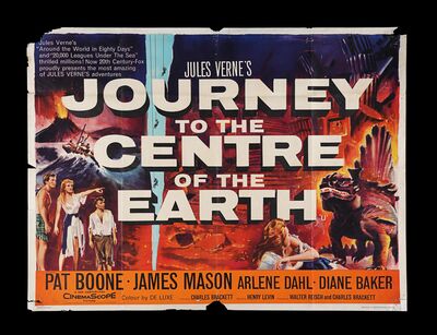 Lot #308 - JOURNEY TO THE CENTER OF THE EARTH (1959) - UK Quad, 1959