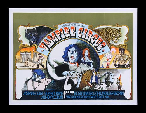 Lot #315 - VAMPIRE CIRCUS (1972) - UK Quad, 1972