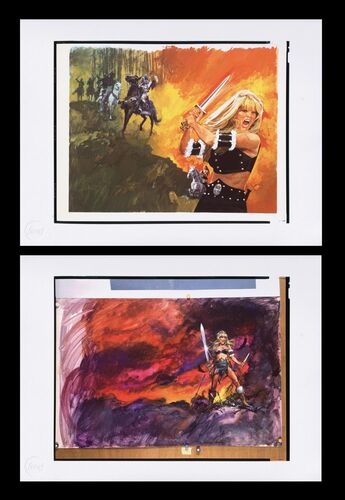Lot #327 - HUNDRA (1983) - FEREF ARCHIVE: Original Transparencies with 1 of 1 Proof Print, 2021