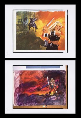 Lot #327 - HUNDRA (1983) - FEREF ARCHIVE: Original Transparencies with 1 of 1 Proof Print, 2021