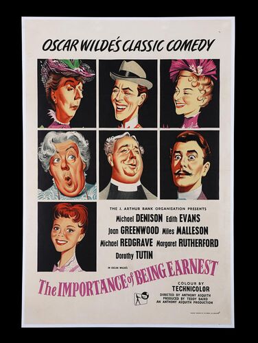 Lot #329 - THE IMPORTANCE OF BEING EARNEST (1952) - British One-Sheet, 1952