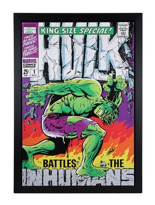 Lot #332 - THE INCREDIBLE HULK COMICS (2013) - Limited Edition Print Autographed by Stan Lee, 2013