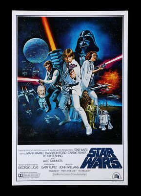 Lot #336 - STAR WARS: EP IV - A NEW HOPE (1977) - Howard Kazanjian Collection: US One-Sheet - Style C, 1977